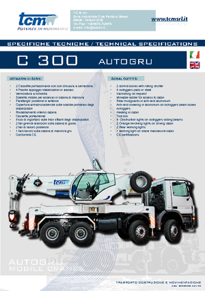 Grúas todo terreno tcm C 300.22 (6x4x4)