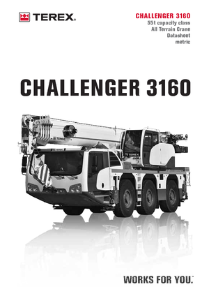 Grúas todo terreno Terex-Demag Challenger 3160 (6x4x6)