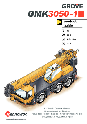 Grúas todo terreno Grove GMK3050-1 