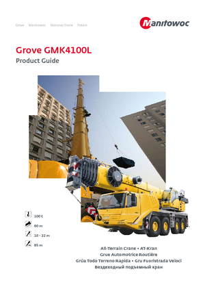 Grúas todo terreno Grove GMK4100L 