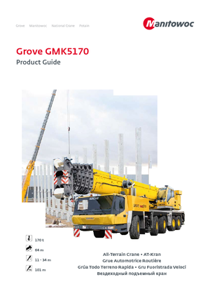 Grúas todo terreno Grove GMK5170-1