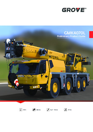 Grúas todo terreno Grove GMK4070L