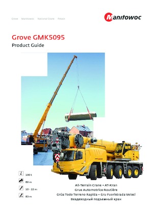Grúas todo terreno Grove GMK5095 