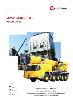 Grúas todo terreno Grove GMK5110-1 