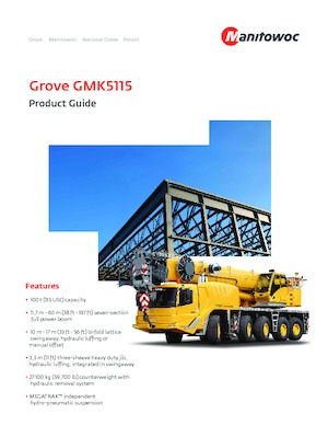 Grúas todo terreno Grove GMK5115