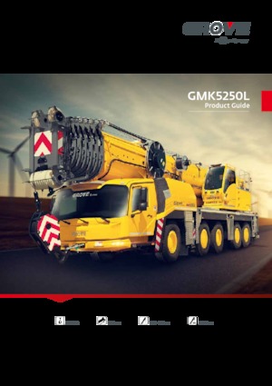 Grúas todo terreno Grove GMK5250L 