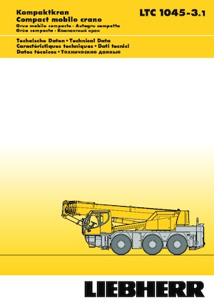 Grúas todo terreno Liebherr LTC 1045-3.1 (6x6x6)