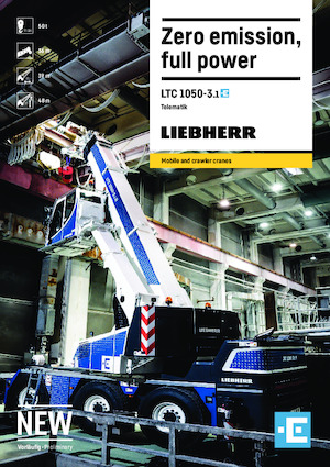 Grúas todo terreno Liebherr LTC 1050-3.1E
