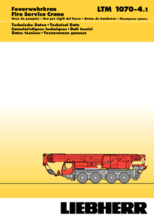 Grúas todo terreno Liebherr LTM 1070-4.1 (8x6x8)