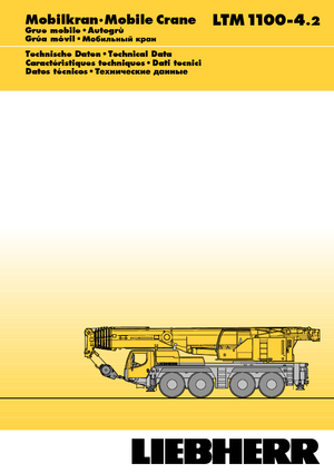 Grúas todo terreno Liebherr LTM 1100-4.2