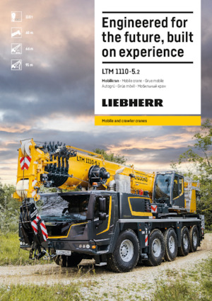 Grúas todo terreno Liebherr LTM 1110-5.2