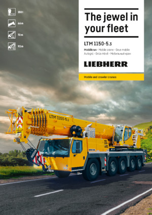 Grúas todo terreno Liebherr LTM 1150-5.3