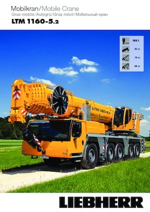 Grúas todo terreno Liebherr LTM 1160-5.2 