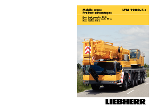 Grúas todo terreno Liebherr LTM 1200-5.1 