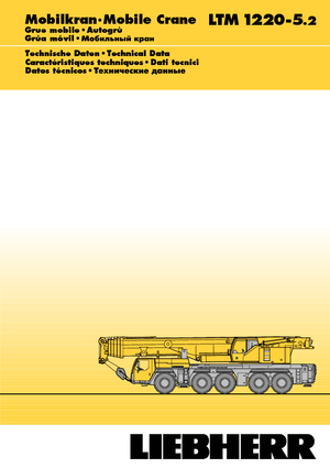 Grúas todo terreno Liebherr LTM 1220-5.2 (10x6x10)