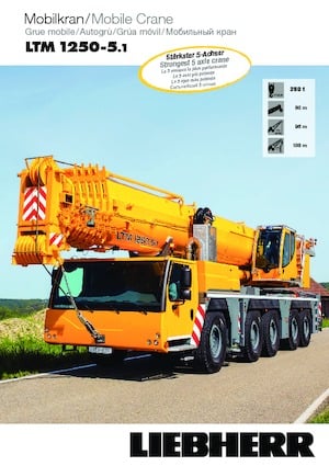 Grúas todo terreno Liebherr LTM 1250-5.1 