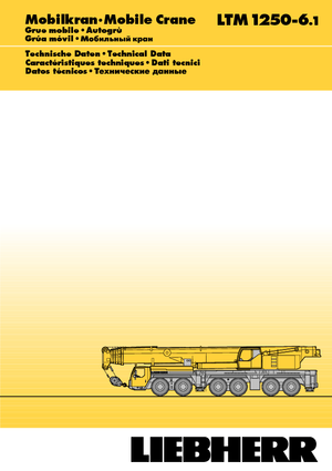 Grúas todo terreno Liebherr LTM 1250-6.1 (12x8x10)