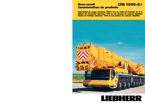 Grúas todo terreno Liebherr LTM 1500-8.1