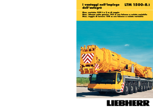 Grúas todo terreno Liebherr LTM 1500-8.1