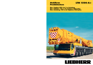 Grúas todo terreno Liebherr LTM 1500-8.1