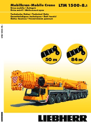 Grúas todo terreno Liebherr LTM 1500-8.1