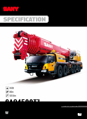 Grúas todo terreno Sany SAC4500T7