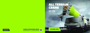 Grúas todo terreno Zoomlion ZAT1500