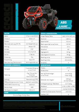 Vehículos todo terreno & Quads CFMOTO CFORCE 1000 MUD Version