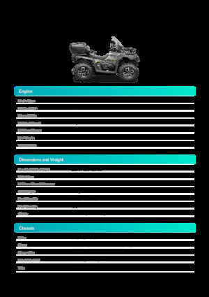Vehículos todo terreno & Quads CFMOTO CFORCE 625 TOURING OVERLAND