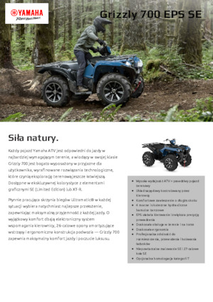 Vehículos todo terreno & Quads Yamaha GRIZZLY 700 EPS SE