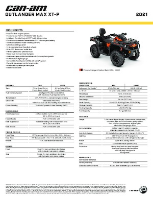 Vehículos todo terreno & Quads can-am OUTLANDER 850 MAX XT-P 