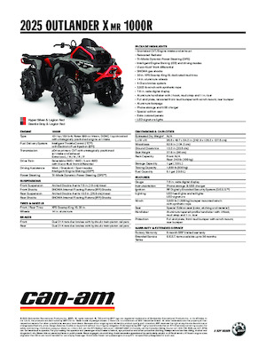 Vehículos todo terreno & Quads can-am OUTLANDER X MR 1000R