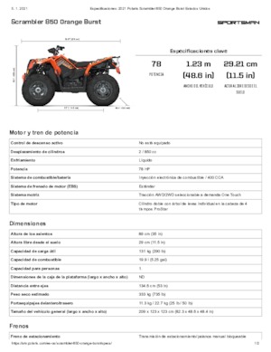 Vehículos todo terreno & Quads Polaris Scrambler 850