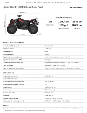 Vehículos todo terreno & Quads Polaris Scrambler XP 1000 S