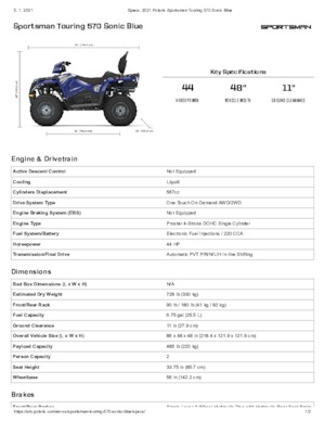 Vehículos todo terreno & Quads Polaris Sportsman touring 570
