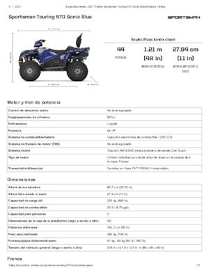 Vehículos todo terreno & Quads Polaris Sportsman touring 570