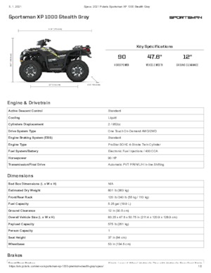 Vehículos todo terreno & Quads Polaris Sportsman XP 1000