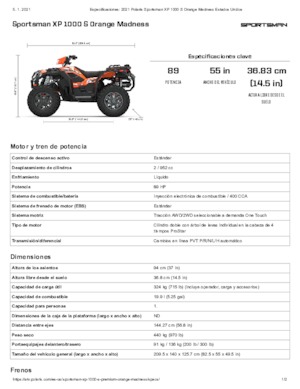 Vehículos todo terreno & Quads Polaris Sportsman XP 1000 S