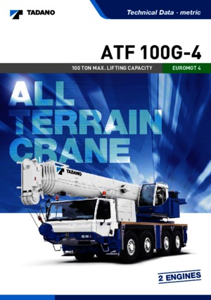 Grúas todo terreno Tadano ATF 100G-4