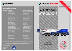 Grúas todo terreno Tadano ATF 360 G 6 (12x8x10)