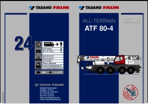 Grúas todo terreno Tadano ATF 80-4 (8x8x8)