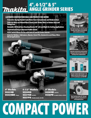 Amoladoras de ángulo Makita 9556PB