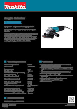 Amoladoras de ángulo Makita 9558HNR