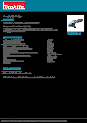 Amoladoras de ángulo Makita 9561CR