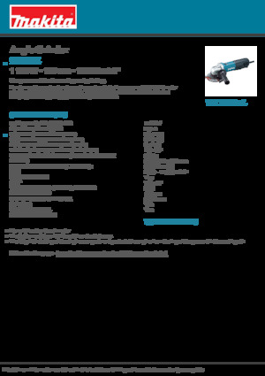 Amoladoras de ángulo Makita 9565PZ