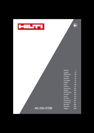 Amoladoras de ángulo Hilti AG 230-27DB