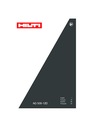 Amoladoras de ángulo Hilti AG 500-12D 