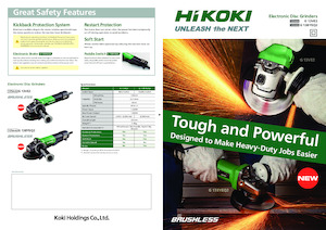 Amoladoras de ángulo HiKOKI G13BYEQ2