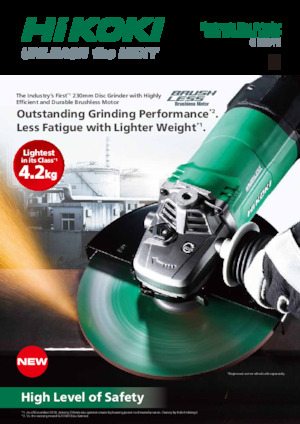 Amoladoras de ángulo HiKOKI G23BYE