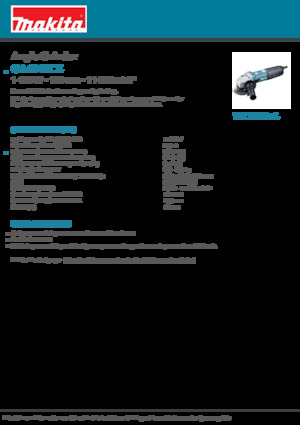 Amoladoras de ángulo Makita GA4040CZ
